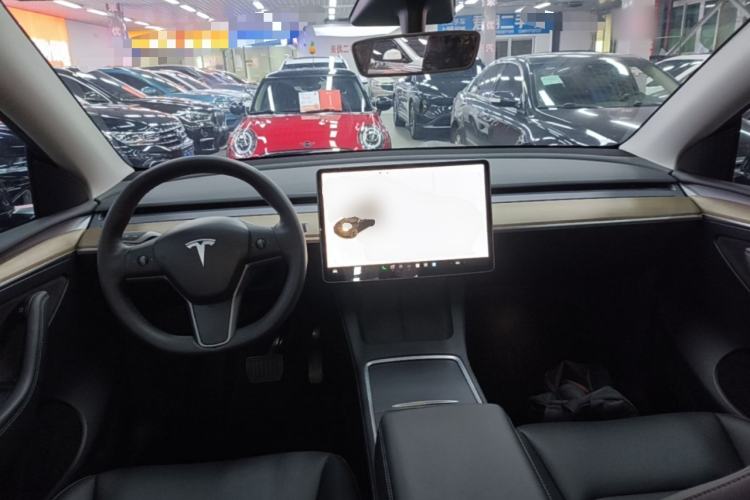 Used Tesla Model Y 2021 Standard Range Rear-Wheel Drive Version Center Console