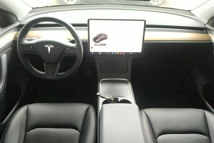 Used Tesla Model Y 2021 Standard Range Rear-Wheel Drive Version Center Console