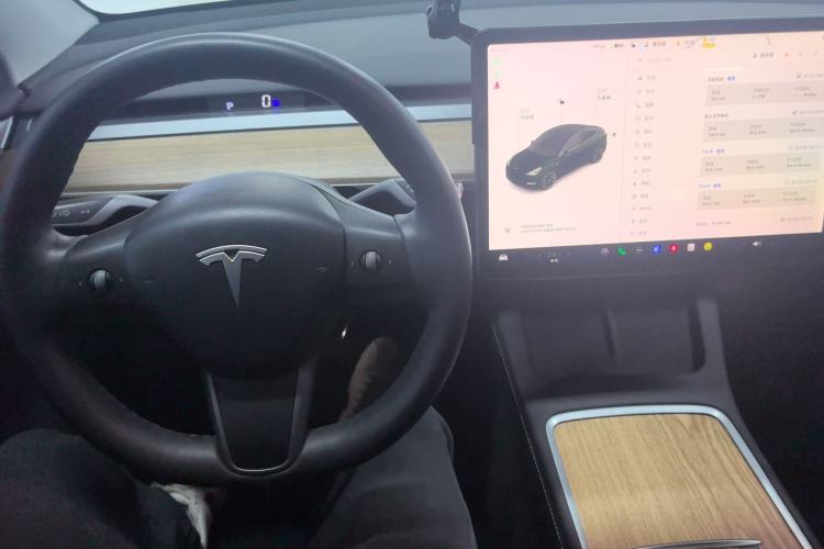 Used Tesla Model Y 2021 Standard Range Rear-Wheel Drive Version Center Console