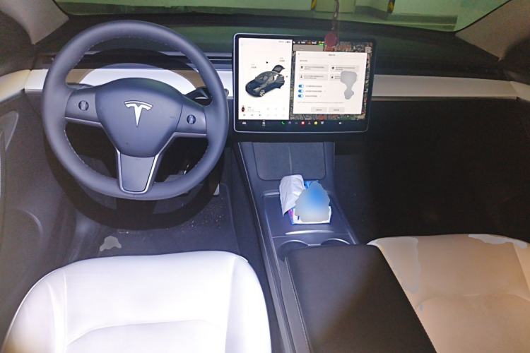 Used Tesla Model Y 2021 Standard Range Rear-Wheel Drive Version Center Console