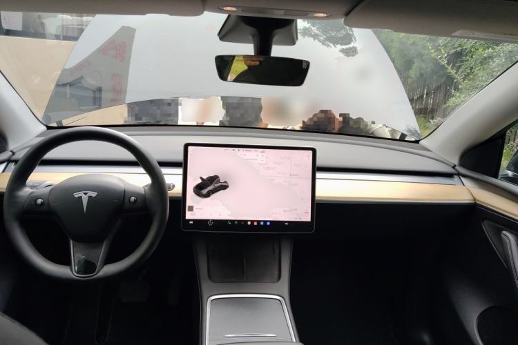 Used Tesla Model Y 2021 Standard Range Rear-Wheel Drive Version Center Console