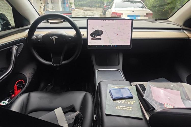 Used Tesla Model Y 2021 Standard Range Rear-Wheel Drive Version Center Console