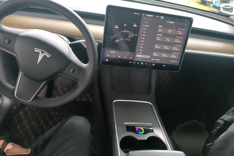 Used Tesla Model Y 2021 Standard Range Rear-Wheel Drive Version Center Console