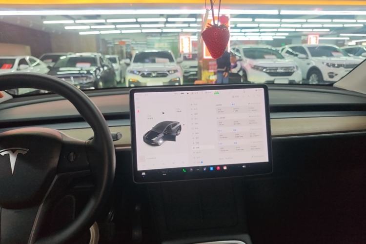 Used Tesla Model Y 2021 Long-Range All-Wheel-Drive Version 3D7 Center Console