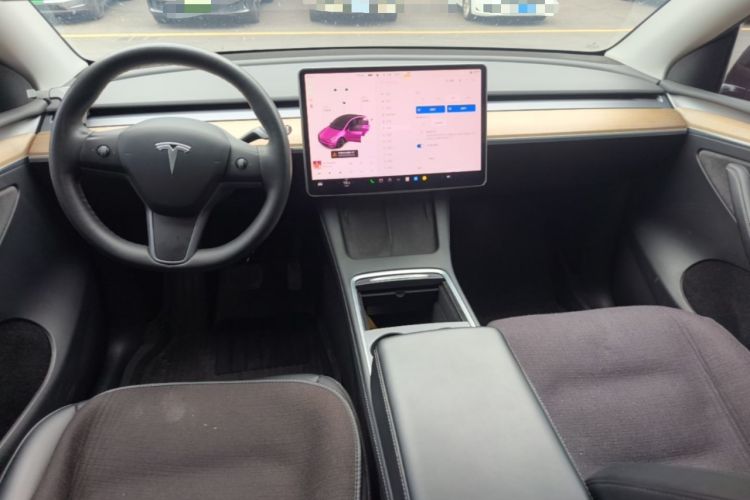 Used Tesla Model Y 2021 Standard Range Rear-Wheel Drive Version Center Console