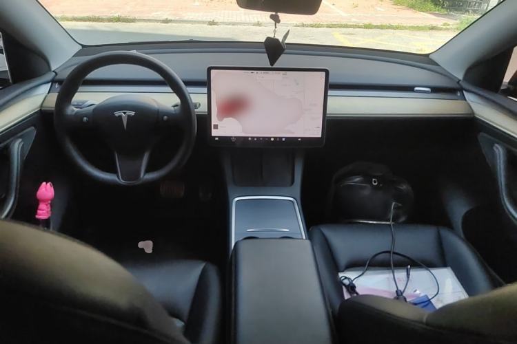 Used Tesla Model Y 2021 Standard Range Rear-Wheel Drive Version Center Console