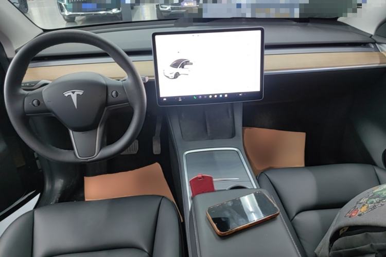 Used Tesla Model Y 2021 Standard Range Rear-Wheel Drive Version Center Console