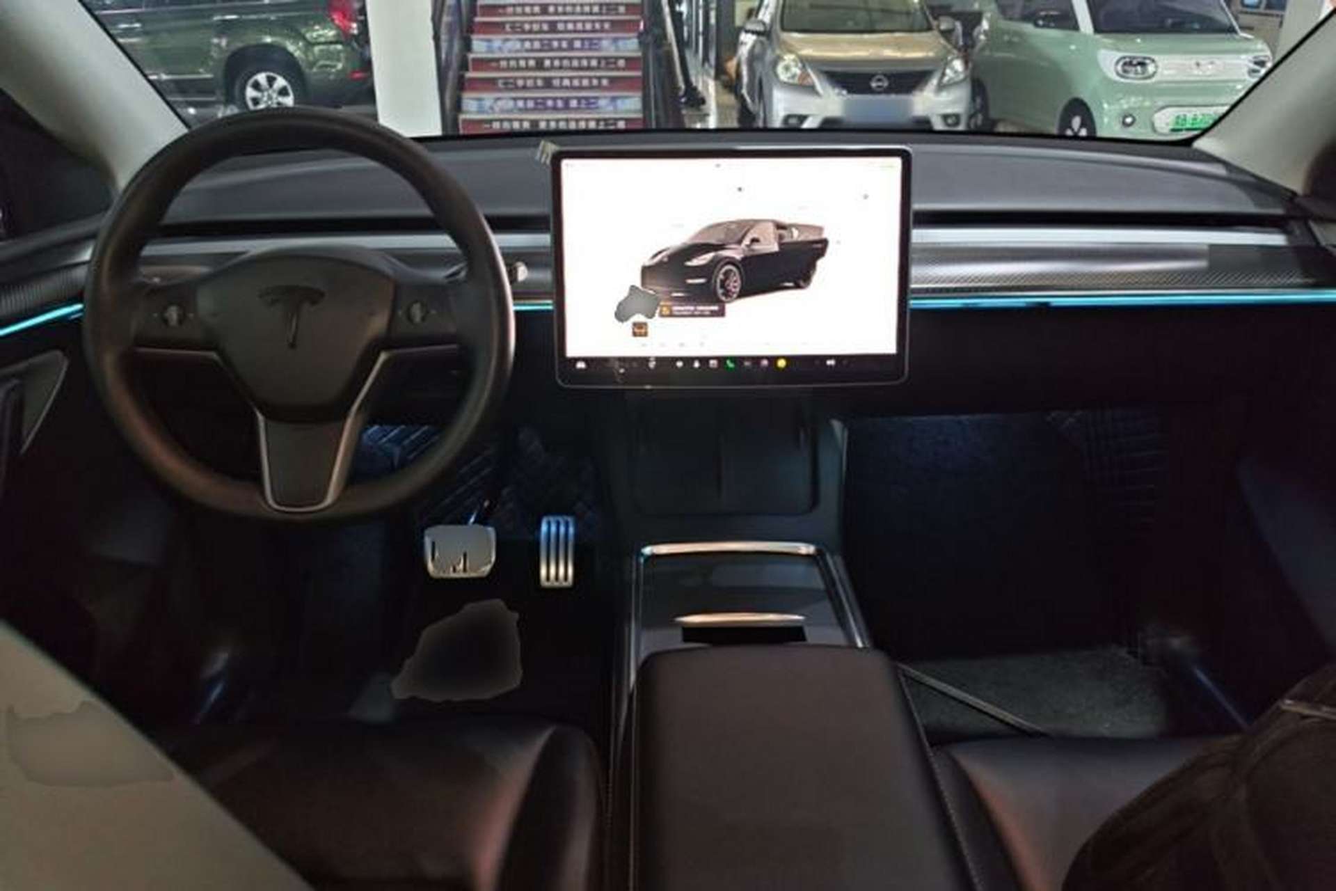 Used Tesla Model Y 2021 Performance High-Performance All-Wheel-Drive Version Center Console