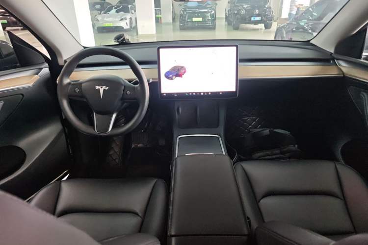 Used Tesla Model Y 2021 Standard Range Rear-Wheel Drive Version Center Console