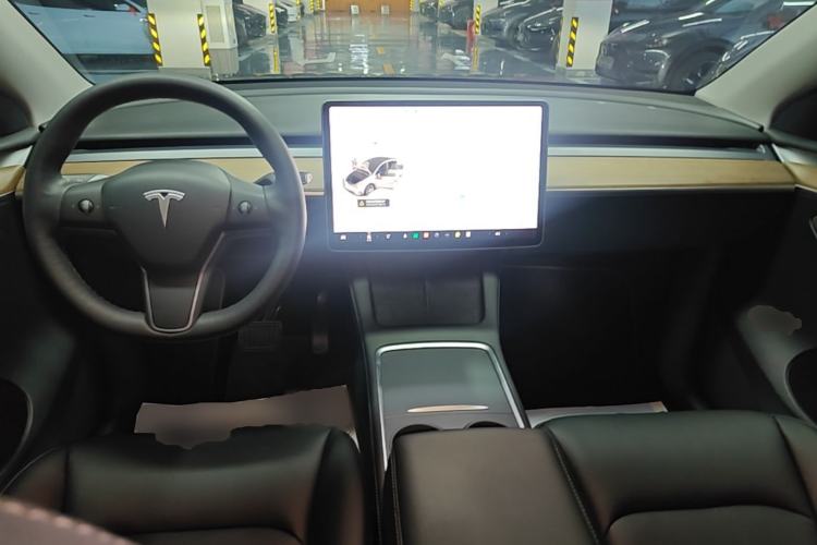 Used Tesla Model Y 2021 Standard Range Rear-Wheel Drive Version Center Console