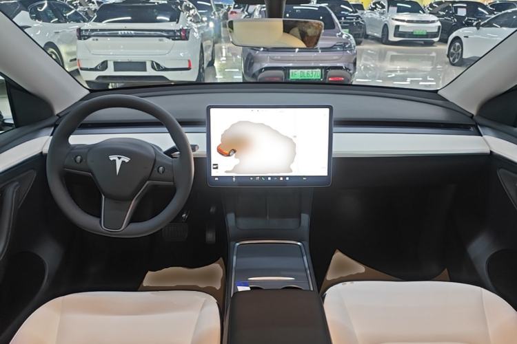 Used Tesla Model Y 2021 Standard Range Rear-Wheel Drive Version Center Console