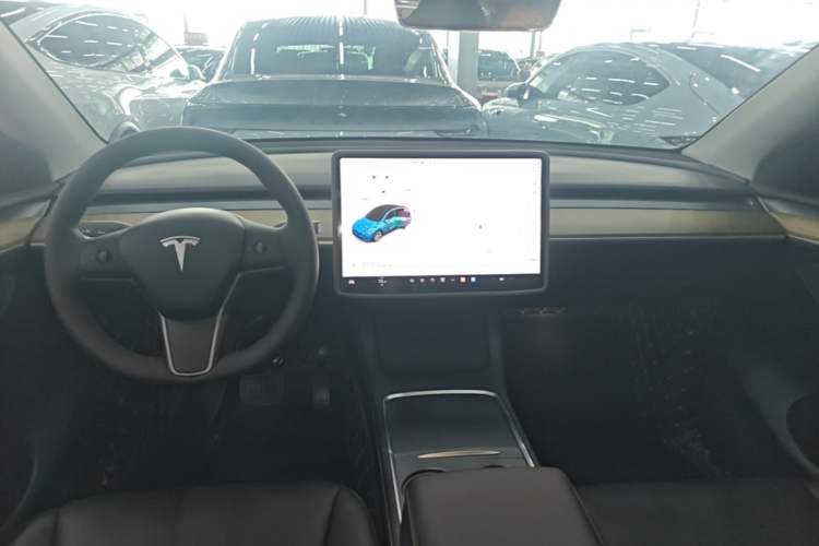 Used Tesla Model Y 2021 Standard Range Rear-Wheel Drive Version Center Console