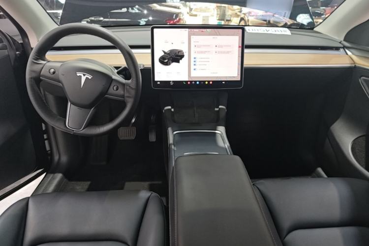 Used Tesla Model Y 2021 Standard Range Rear-Wheel Drive Version Center Console
