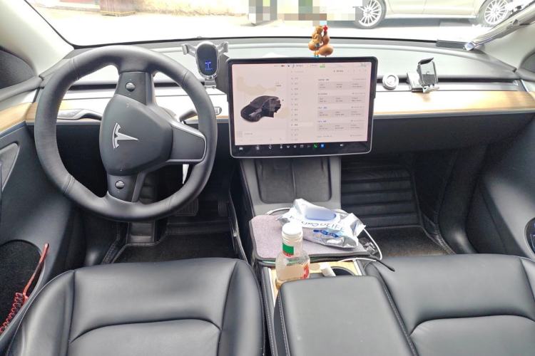 Used Tesla Model Y 2021 Standard Range Rear-Wheel Drive Version Center Console