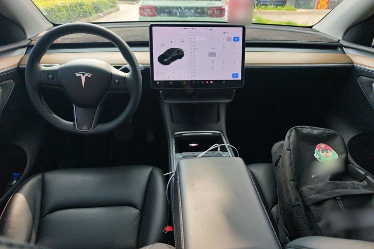 Used Tesla Model Y 2021 Standard Range Rear-Wheel Drive Version Center Console