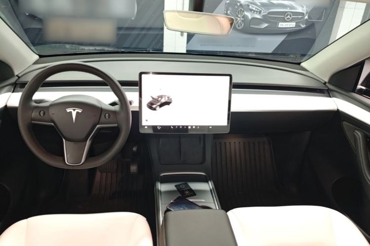 Used Tesla Model Y 2021 Standard Range Rear-Wheel Drive Version Center Console