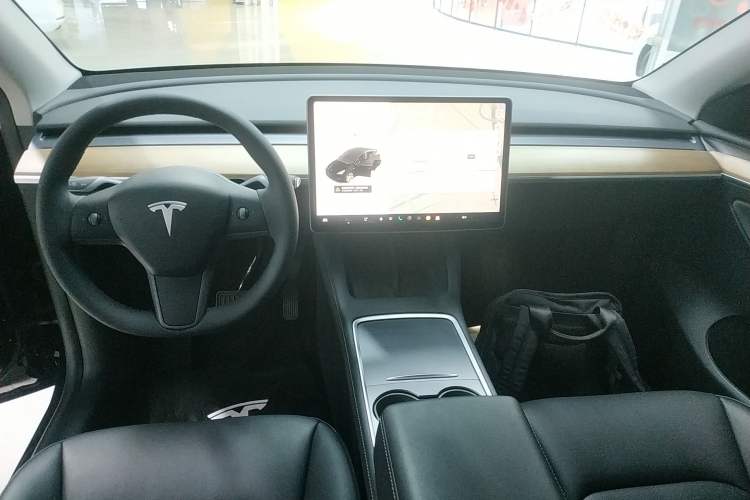 Used Tesla Model Y 2021 Standard Range Rear-Wheel Drive Version Center Console