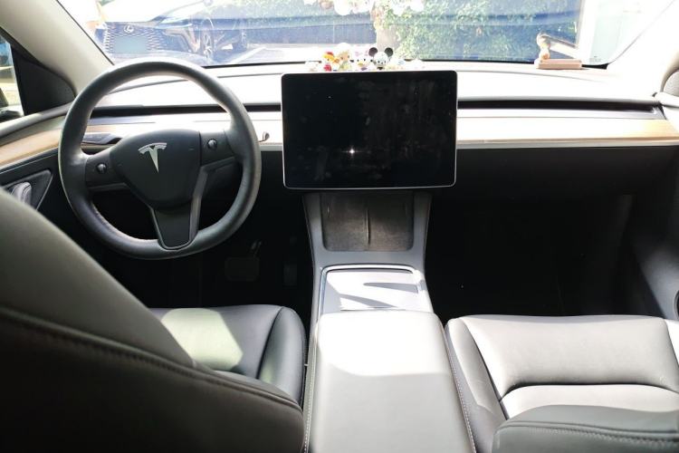 Used Tesla Model Y 2021 Standard Range Rear-Wheel Drive Version Center Console