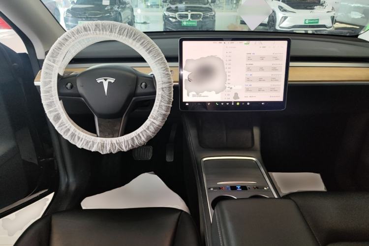 Used Tesla Model Y 2021 Standard Range Rear-Wheel Drive Version Center Console