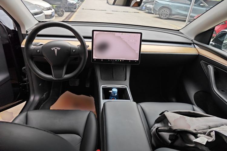 Used Tesla Model Y 2021 Standard Range Rear-Wheel Drive Version Center Console