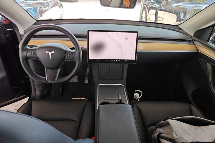 Used Tesla Model Y 2021 Standard Range Rear-Wheel Drive Version Center Console