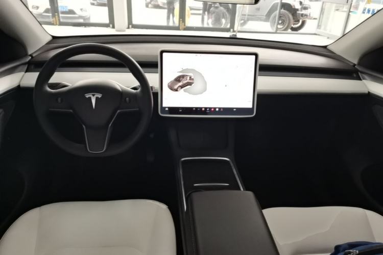 Used Tesla Model Y 2021 Standard Range Rear-Wheel Drive Version Center Console