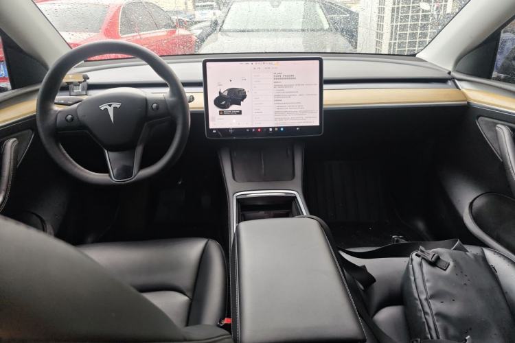 Used Tesla Model Y 2021 Standard Range Rear-Wheel Drive Version Center Console