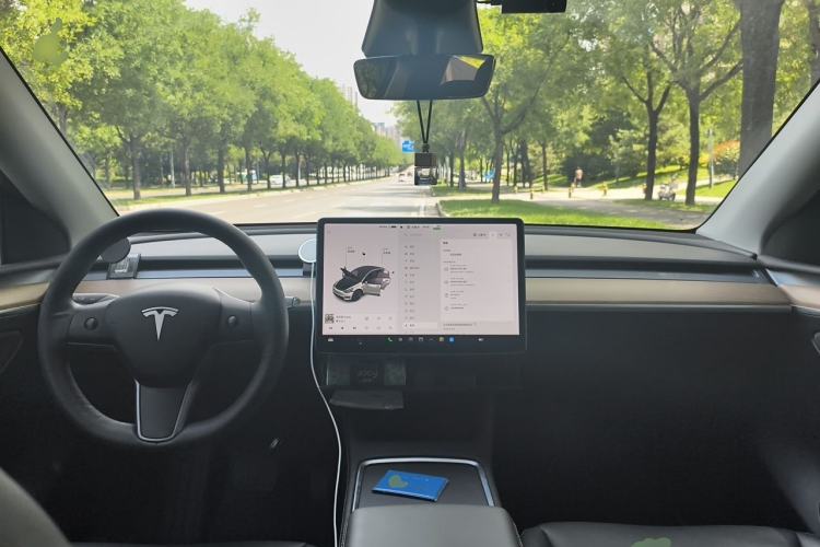 Used Tesla Model Y 2021 Standard Range Rear-Wheel Drive Version Center Console