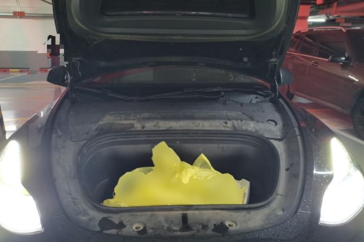 Used Tesla Model Y 2021 Standard Range Rear-Wheel Drive Version Engine Bay