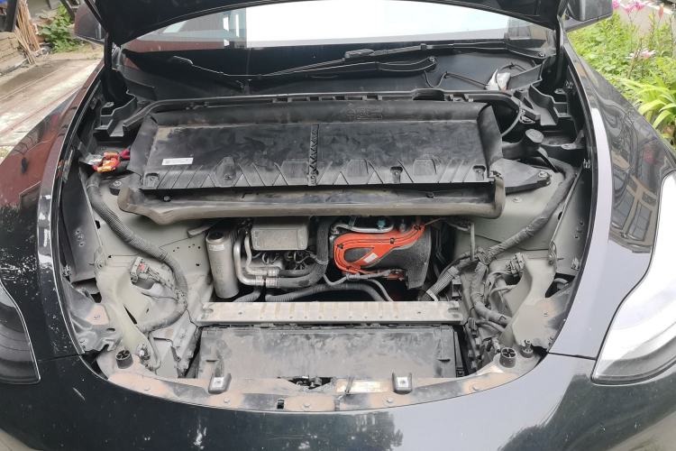 Used Tesla Model Y 2021 Standard Range Rear-Wheel Drive Version Engine Bay