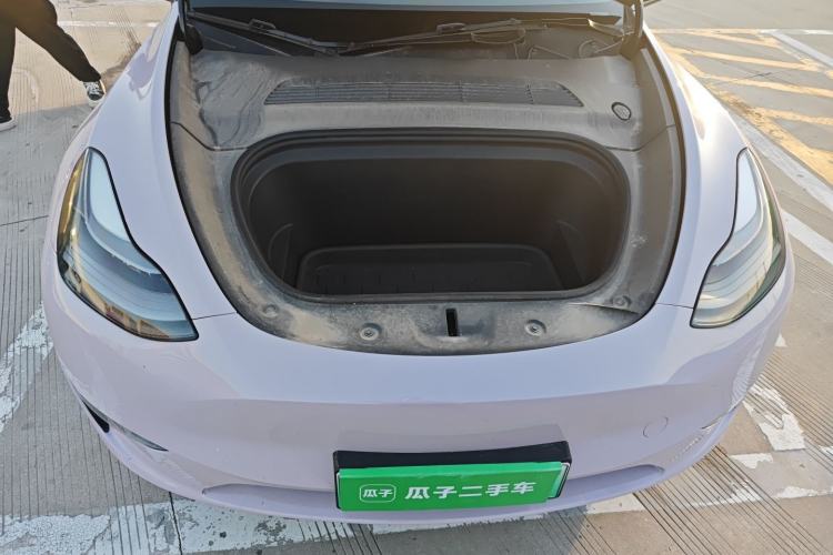 Used Tesla Model Y 2021 Long-Range All-Wheel-Drive Version 3D7 Engine Bay