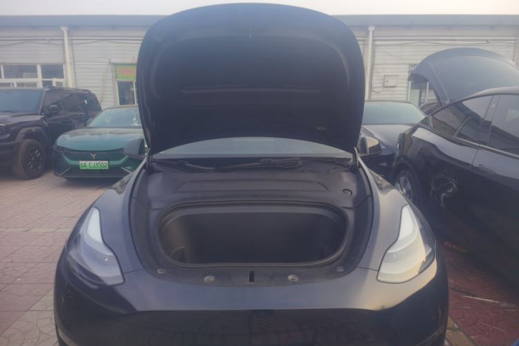 Used Tesla Model Y 2021 Long-Range All-Wheel-Drive Version 3D7 Engine Bay