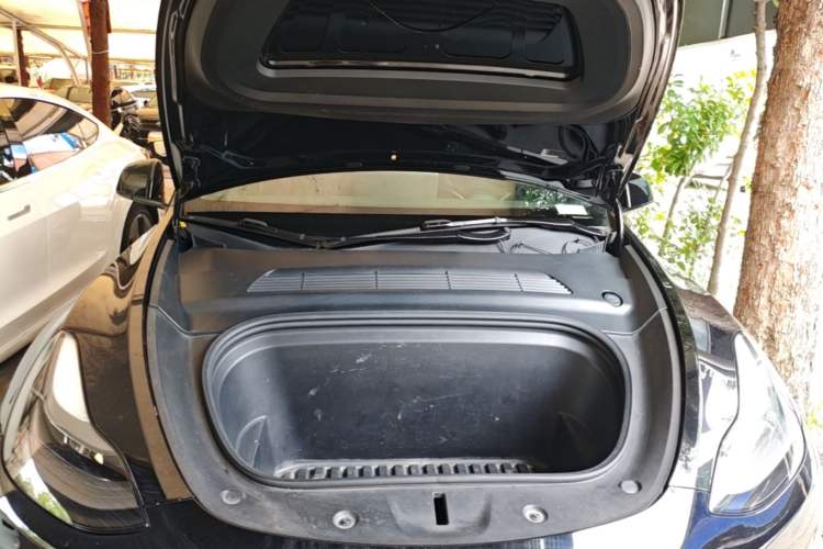Used Tesla Model Y 2021 Standard Range Rear-Wheel Drive Version Engine Bay