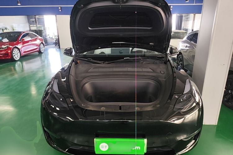 Used Tesla Model Y 2021 Long-Range All-Wheel-Drive Version 3D7 Engine Bay