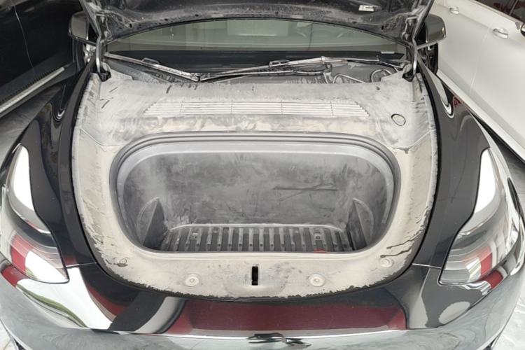 Used Tesla Model Y 2021 Long-Range All-Wheel-Drive Version 3D7 Engine Bay