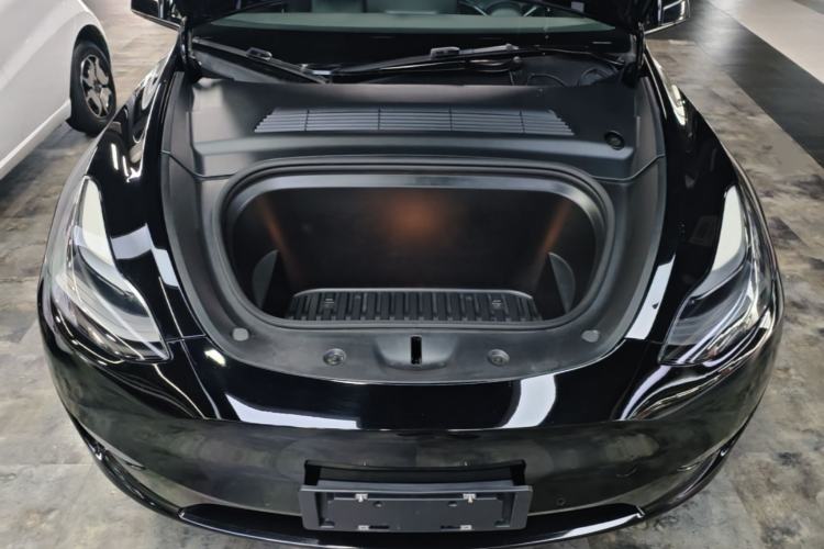 Used Tesla Model Y 2021 Long-Range All-Wheel-Drive Version 3D7 Engine Bay