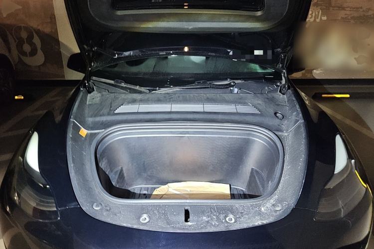 Used Tesla Model Y 2021 Long-Range All-Wheel-Drive Version 3D7 Engine Bay
