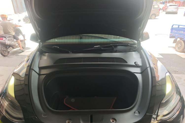 Used Tesla Model Y 2021 Long-Range All-Wheel-Drive Version 3D7 Engine Bay