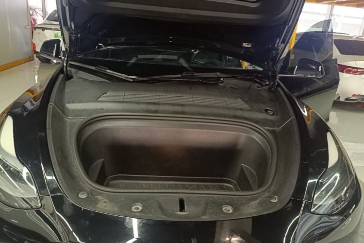 Used Tesla Model Y 2021 Long-Range All-Wheel-Drive Version 3D7 Engine Bay