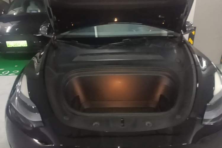 Used Tesla Model Y 2021 Standard Range Rear-Wheel Drive Version Engine Bay