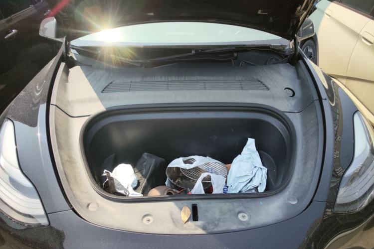 Used Tesla Model Y 2021 Standard Range Rear-Wheel Drive Version Engine Bay