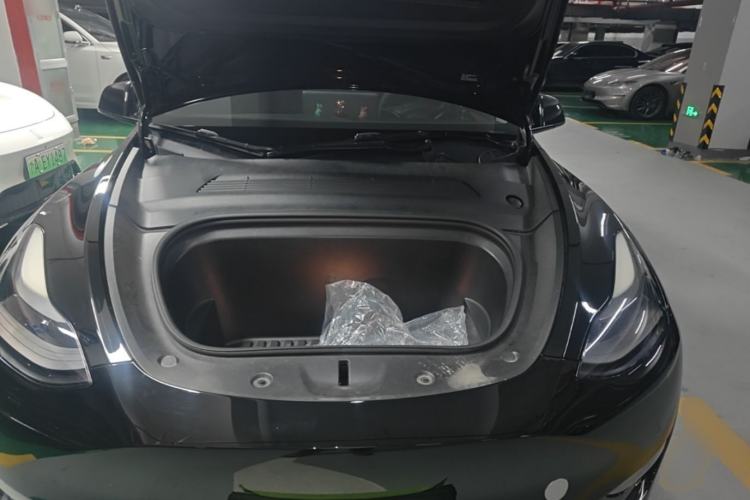 Used Tesla Model Y 2021 Long-Range All-Wheel-Drive Version 3D7 Engine Bay