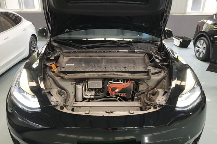Used Tesla Model Y 2021 Standard Range Rear-Wheel Drive Version Engine Bay