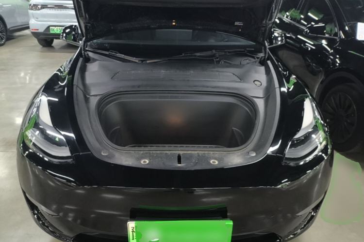 Used Tesla Model Y 2021 Long-Range All-Wheel-Drive Version 3D7 Engine Bay