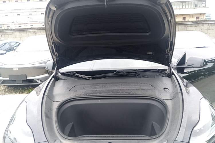 Used Tesla Model Y 2021 Long-Range All-Wheel-Drive Version 3D7 Engine Bay