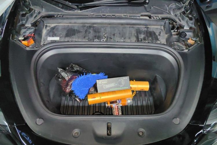 Used Tesla Model Y 2021 Long-Range All-Wheel-Drive Version Engine Bay