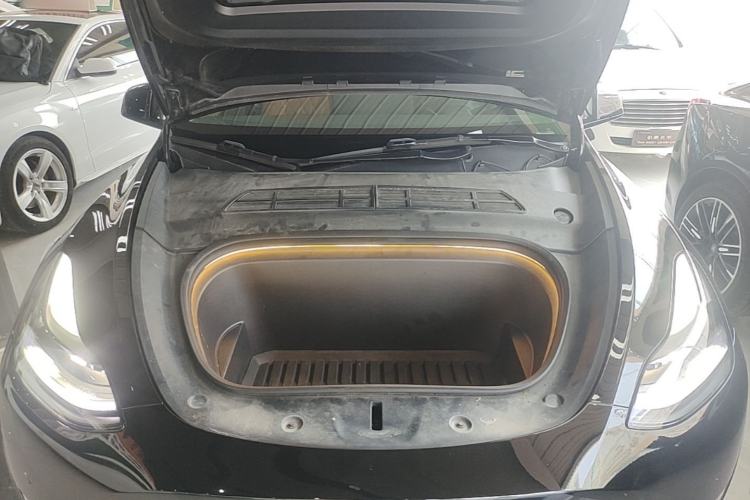 Used Tesla Model Y 2021 Long-Range All-Wheel-Drive Version 3D7 Engine Bay