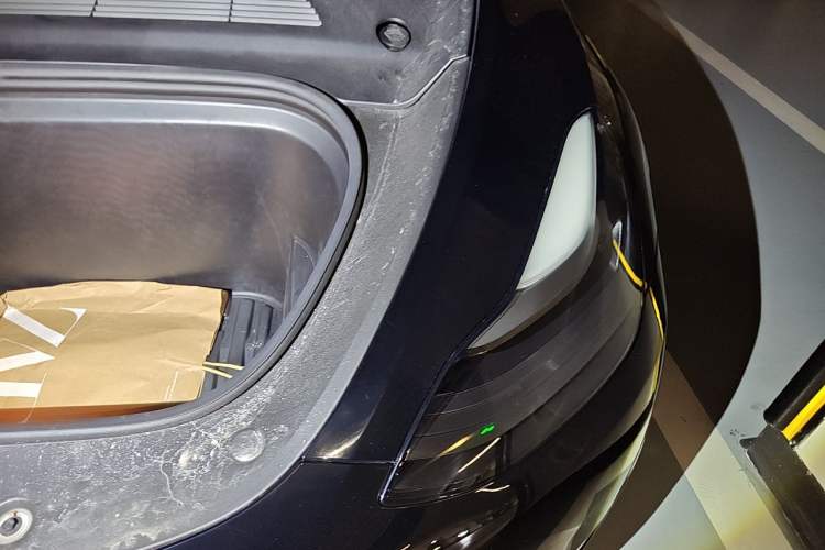 Used Tesla Model Y 2021 Long-Range All-Wheel-Drive Version 3D7 Engine Bay Left