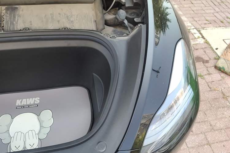 Used Tesla Model Y 2021 Standard Range Rear-Wheel Drive Version Engine Bay Left
