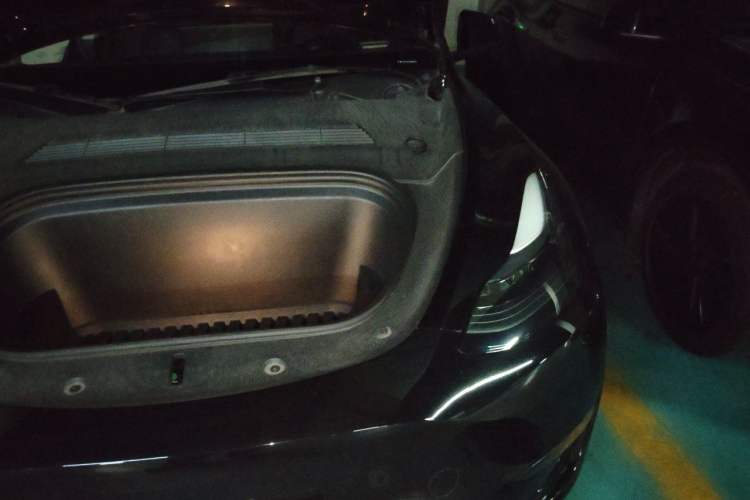 Used Tesla Model Y 2021 Standard Range Rear-Wheel Drive Version Engine Bay Left